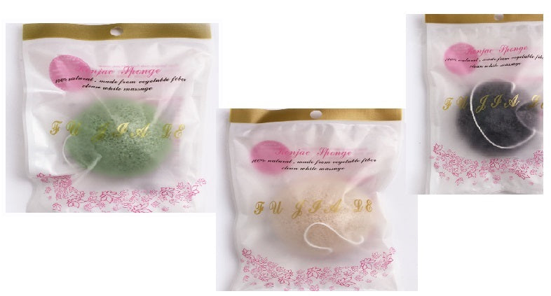 Natural Konjac Body Sponge – Deep Exfoliating Plant-Based Care