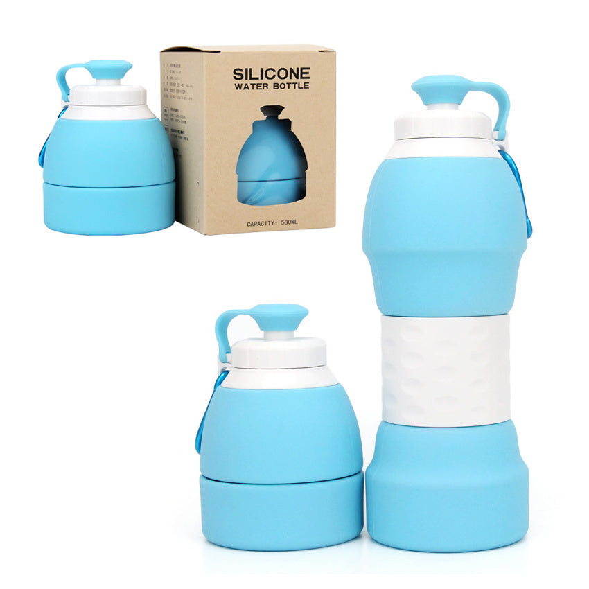 Collapsible Silicone Water Bottle – Leak-Proof & BPA-Free