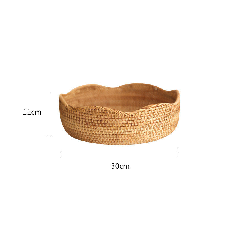 Handwoven Bamboo Storage Basket – Natural Home Décor