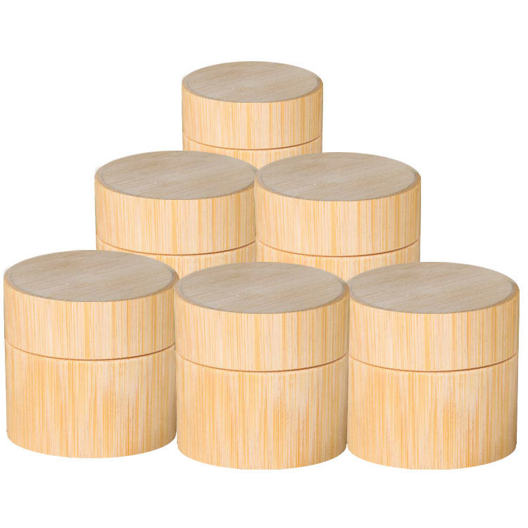 Bamboo Cosmetic Jar – Eco-Friendly Refillable Container