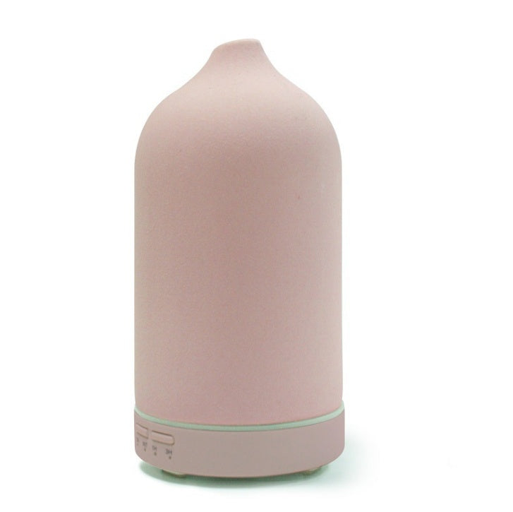 CalmMist Ceramic Ultrasonic Diffuser – Matte White/Beige/Pink/Grey