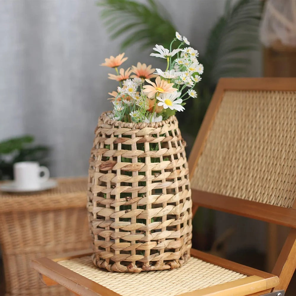 Natural Woven Wall Basket – Minimalist Eco Home Decor