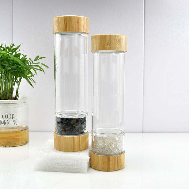 EcoBrew Double-Wall Thermal Mug – Bamboo Lid | 350–450ml