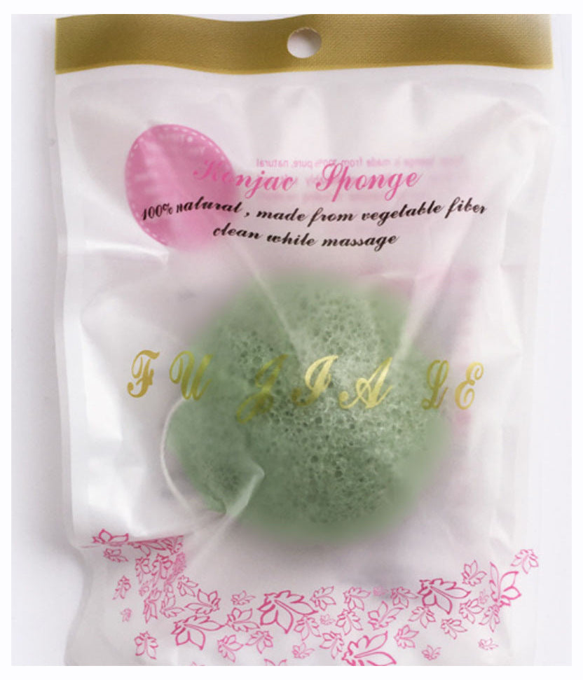 Natural Konjac Body Sponge – Deep Exfoliating Plant-Based Care