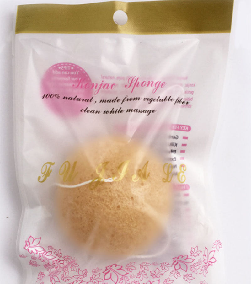 Natural Konjac Body Sponge – Deep Exfoliating Plant-Based Care