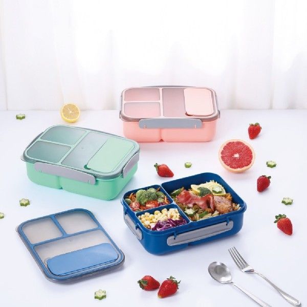 EcoFold Silicone Bento Box – Collapsible, Leak-Proof Lunch Container