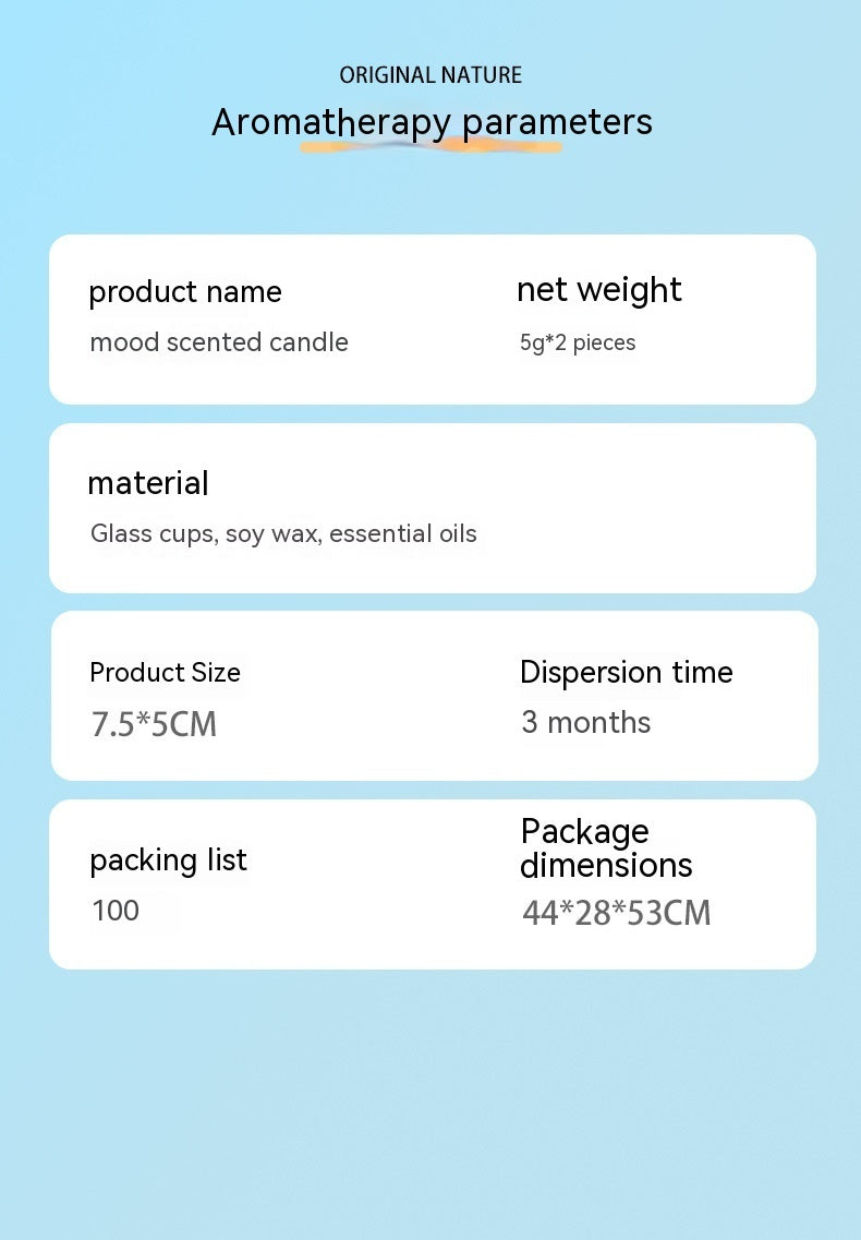 SootheBlack™ Essential Oil Soy Candle – Minimalist Edition