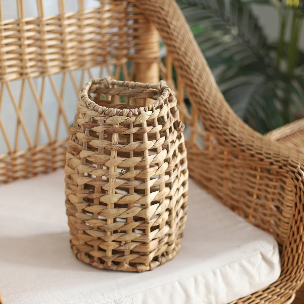 Natural Woven Wall Basket – Minimalist Eco Home Decor