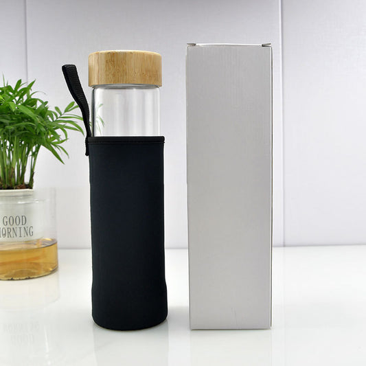 EcoBrew Double-Wall Thermal Mug – Bamboo Lid | 350–450ml